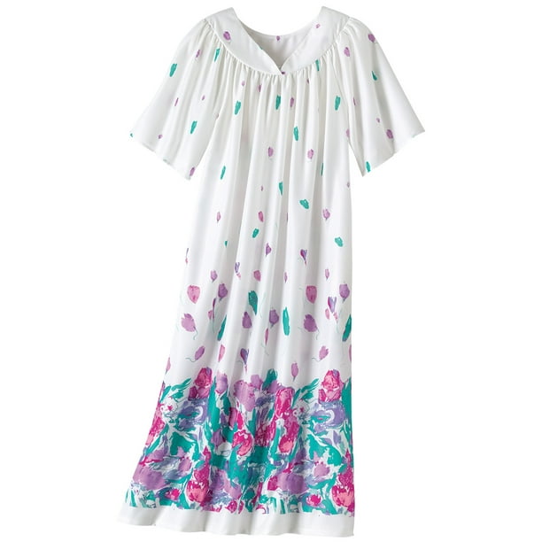 Women Lounger House Dress with Pockets Nightgown Sleepwear Nightdress Tracksuit Women Lounger House Dress with Pockets Nightgown Sleepwear Nightdress Tracksuit